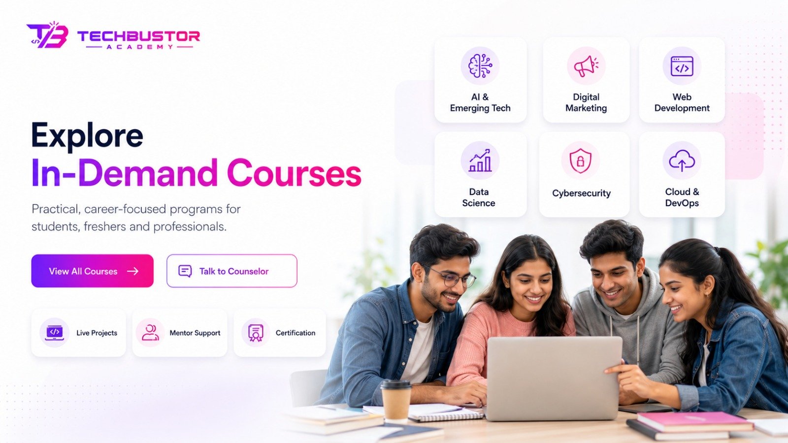 TechBustor Live Classes